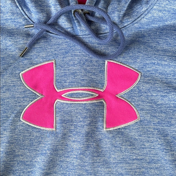 Under Armour Women’s XL hoodies. Blue and Charcoal Hoodies with Pink Logo - Picture 6 of 10